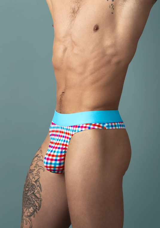 Soo Cumfy Gingham Thong Gingha Small Medium