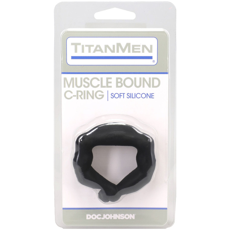 Titanmen Muscle Bound Cock Ring 32mm Black