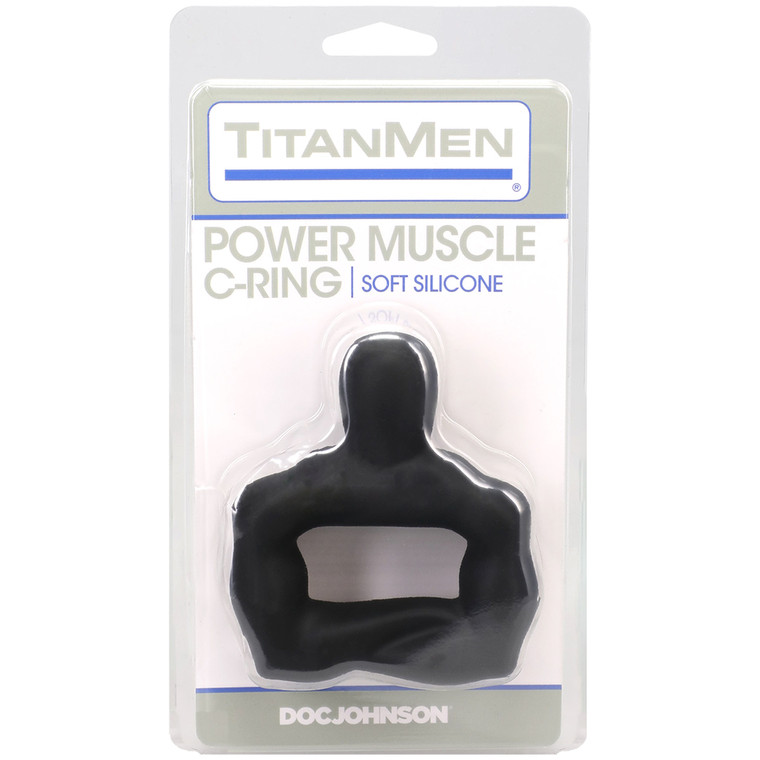 Titanmen Power Muscle Cock Ring 42mm Black