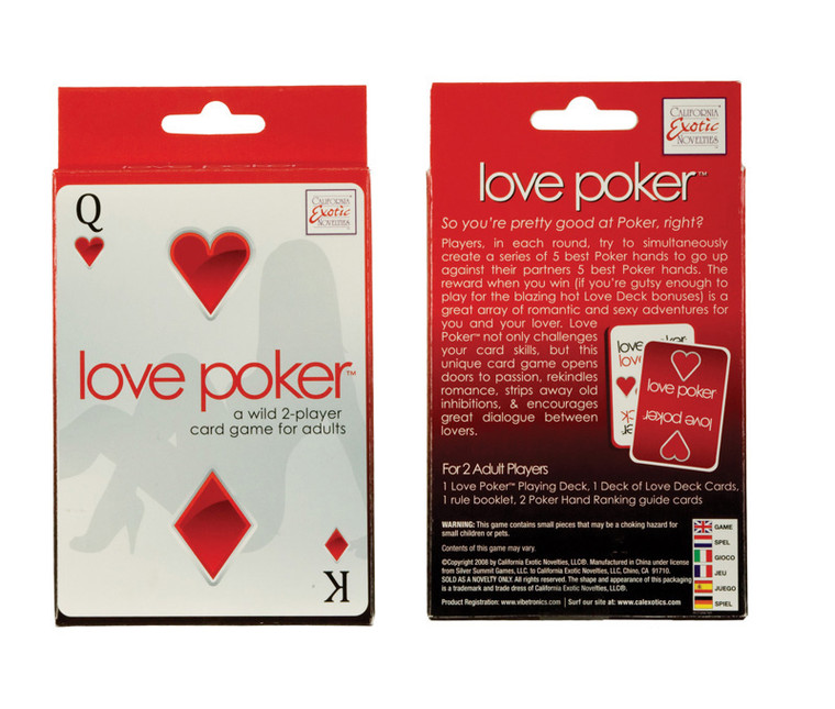 CalExotics Love Poker Card Game