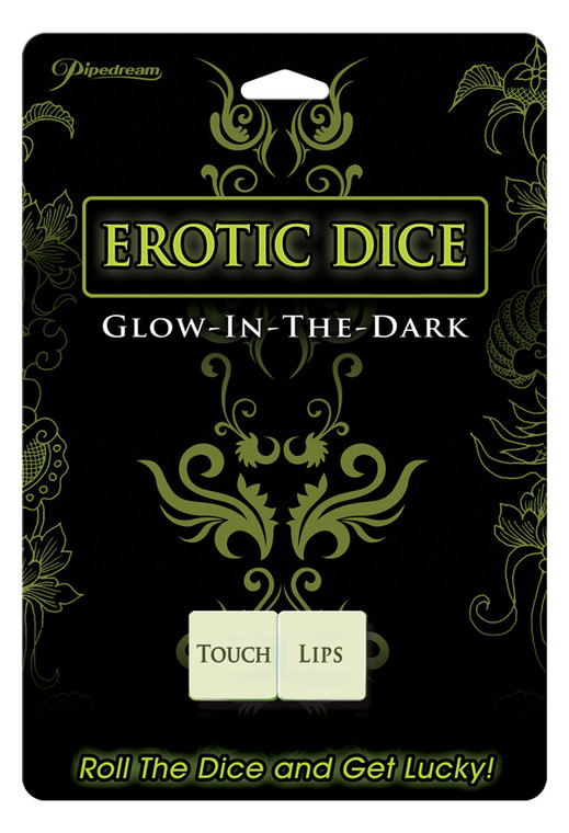 Pipedream Erotic Dice - Glow In The Dark