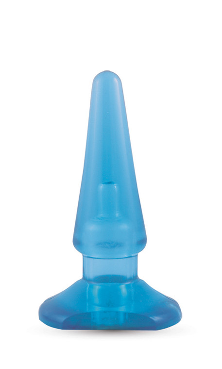 Blush Basic Anal Butt Plug - Blue