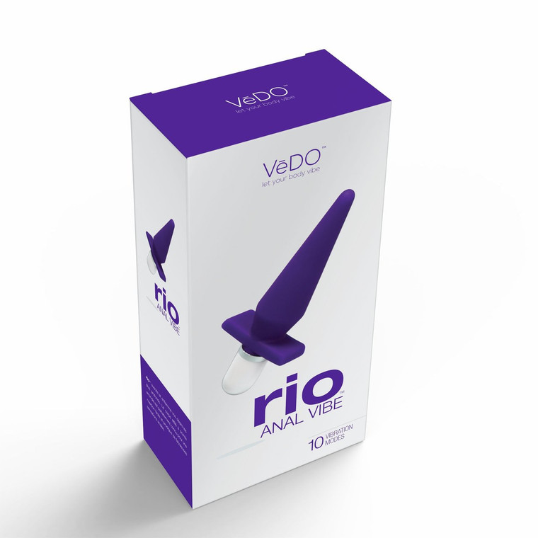 VeDO Rio Anal Vibrator Butt Plug - Into You Indigo
