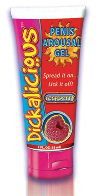 Hott Products Dickalicious Penis Arousal Gel 2 Oz - Raspberry