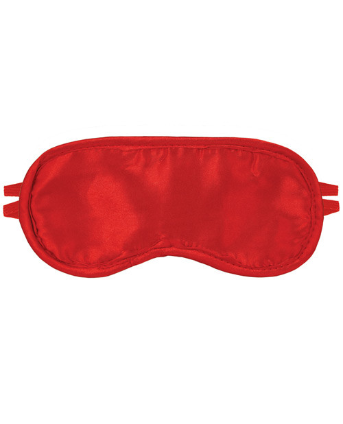 Erotic Toy Company Satin Fantasy Fetish Blindfold 2 Strap - Red