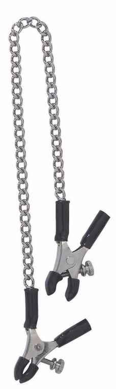 Spartacus Fetish Adjustable Micro Plier Nipple Clamps Includes Link Chain