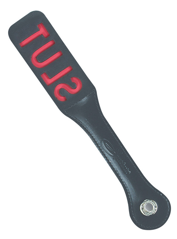 Sportsheets 12" Leather Slut Impression Paddle