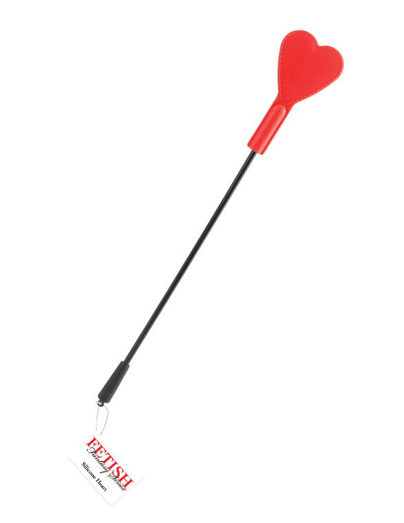 Pipedream Fetish Fantasy Series Silicone Heart Paddle - Red