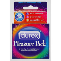 Durex Condom Pleasure Pack - Box Of 3
