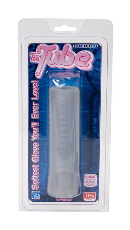 Doc Johnson The Tube Love Glove Masturbator Stroker - Clear