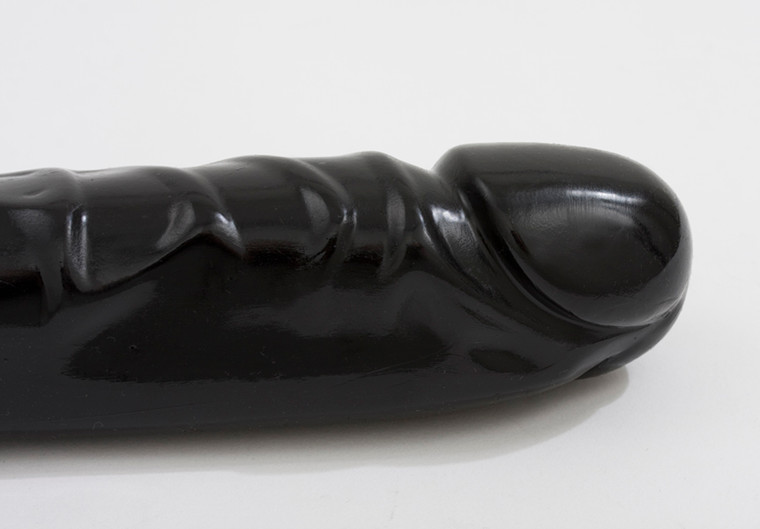 Doc Johnson 12" Jr. Double Header Double Dildo - Black