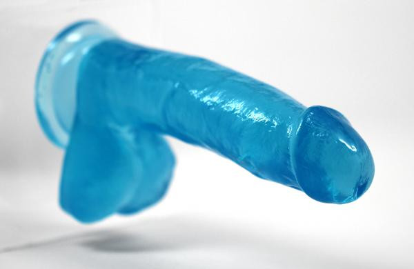 Blush B Yours Sweet 'N Hard 1 Suction Cup Dildo - Blue