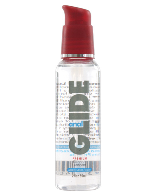 Body Action Anal Glide Silicone Personal Lubricant - 2 Oz Pump Bottle