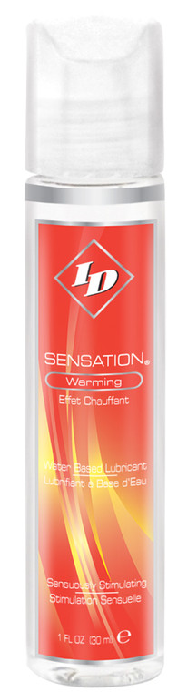 Id Sensation Waterbased Warming Personal Lubricant - 1 Oz Pocket Bottle