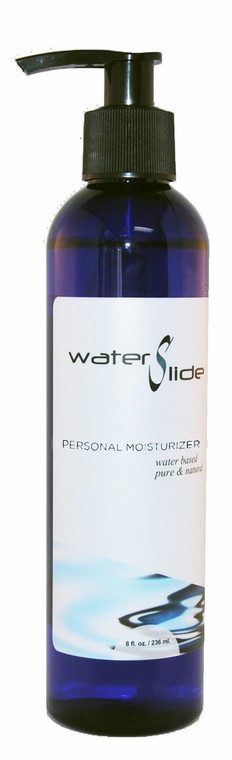 Earthly Body Water Slide Personal Lubricant Includes Carrageenan - 8 Oz Bottle