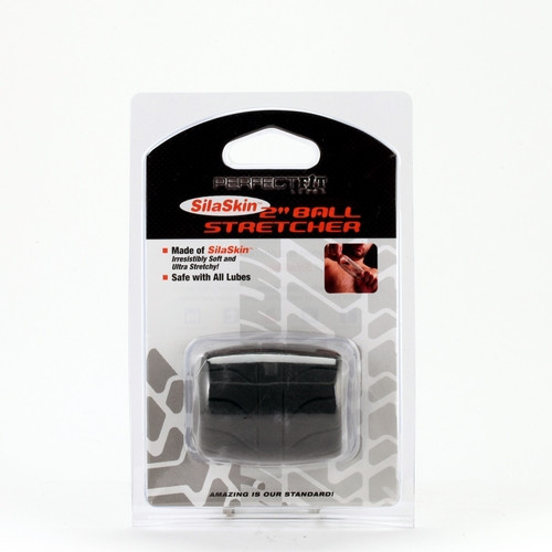 Perfect Fit Brand Silaskin Ball Stretcher - Black