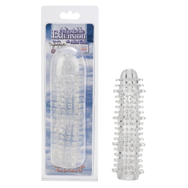 CalExotics Dr. Joel Kaplan Adjustable Added Girth - Clear Penis Extension
