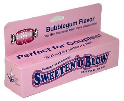 Little Genie Sweeten'D Blow Oral Sex Gel - 1.5 Oz Bubble Gum
