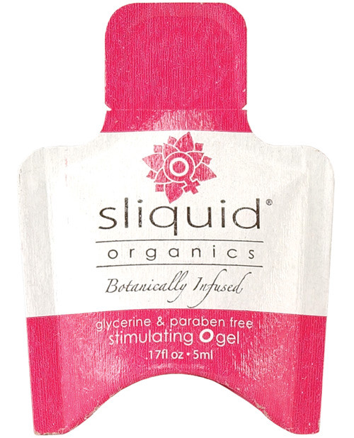 Sliquid Organics O Gel Pillow Personal Lubricant .17 Oz