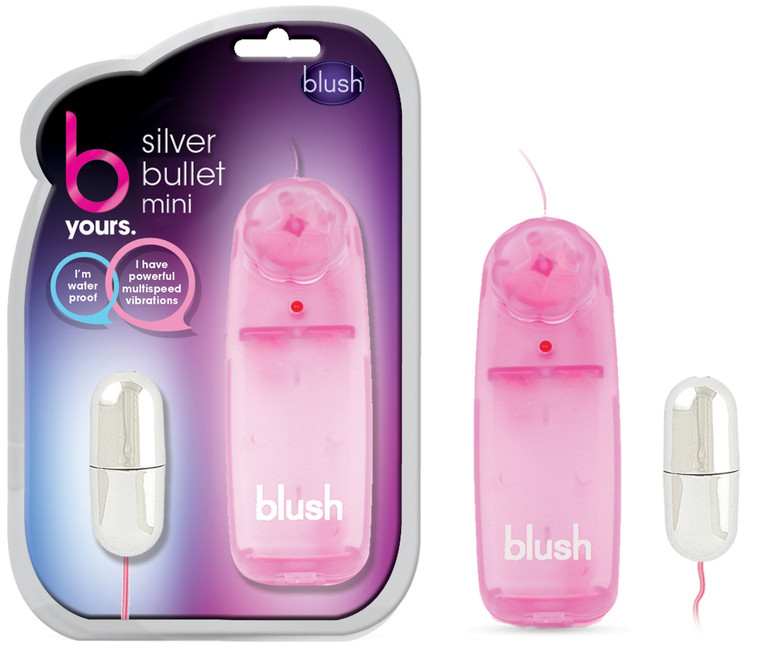 Blush Silver Bullet Vibrator Mini - Pink Controller