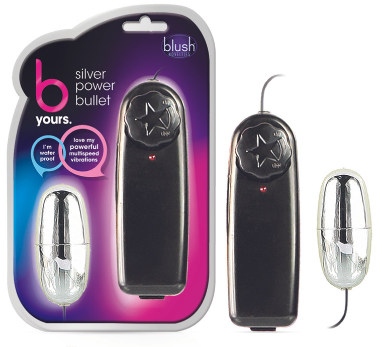 Blush Silver Power Bullet Vibrator