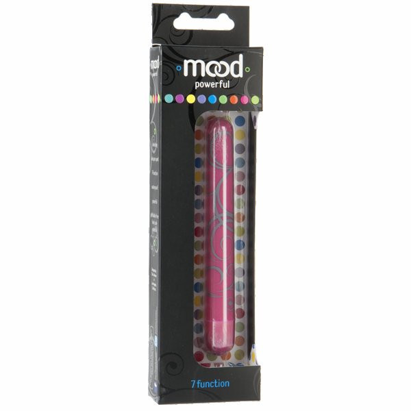 Doc Johnson Mood 7 Function Bullet Vibrator Large - Pink