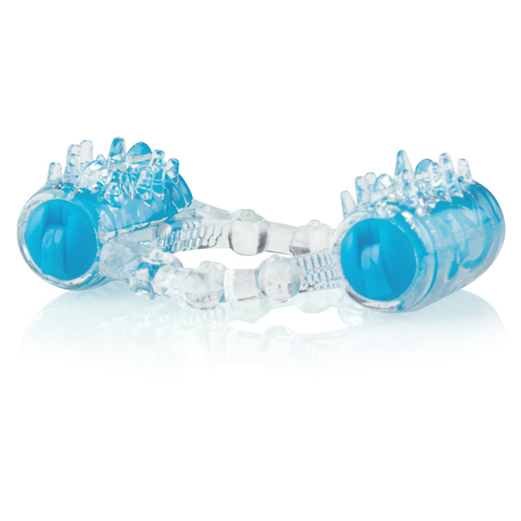 Screaming O Color Pop Quickie Two - O - Blue Couple's Cock Ring