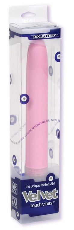 Doc Johnson Velvet Touch 7" Vibrator - Pink