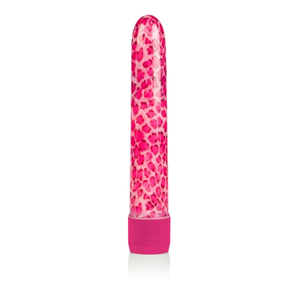 CalExotics 6.5" Houston's Pink Leopard Waterproof Vibrator