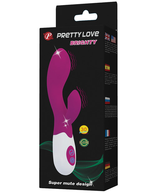 Pretty Love Bright Rabbit Vibrator - Purple