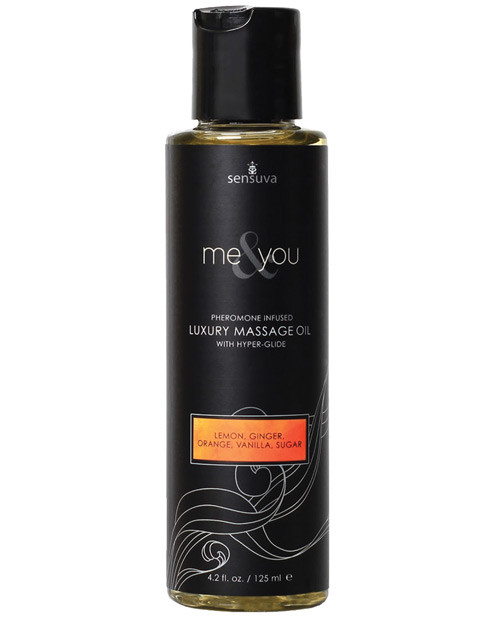 Sensuva Me & You Massage Oil - 4 2 Oz Sugar & Citrus