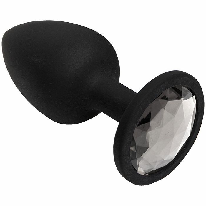 Doc Johnson Booty Bling Small Butt Plug - Silver