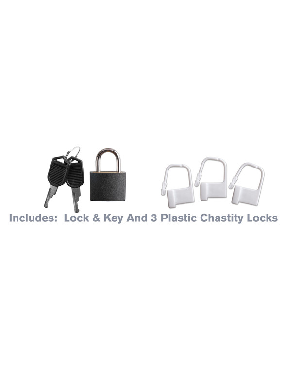Pipedream Fantasy C - Ringz Hardcore Silicone Cock Blocker Cage - Black