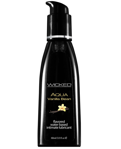 Wicked Sensual Care Collection Aqua Waterbased Personal Lubricant - 2 Oz Vanilla Bean