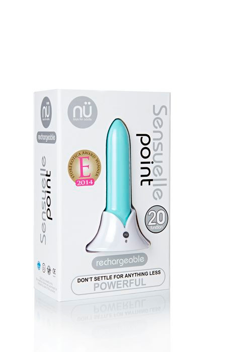 Nu Sensuelle Point Bullet Vibrator - Teal Blue