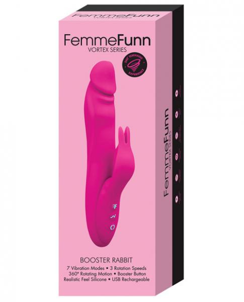 Femme Funn Booster Rabbit Vibrator - Pink