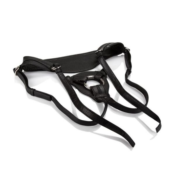 CalExotics Her Royal Strap On Dildo Harness The Queen Black