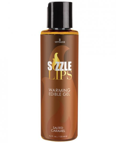 Sensuva Sizzle Lips Salted Caramel Warming Gel 4.2Oz