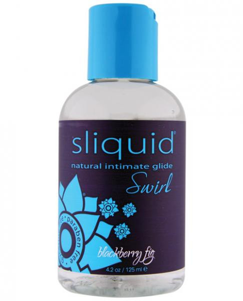 Sliquid Naturals Glide Swirl Personal Lubricant Blackberry Fig 4.2Oz