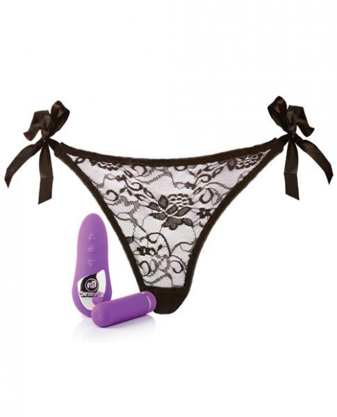 Nu Sensuelle Pleasure Panty Bullet Vibrator Remote Control Purple