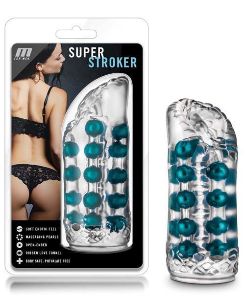 Blush M For Men Super Masturbator Stroker - Clear