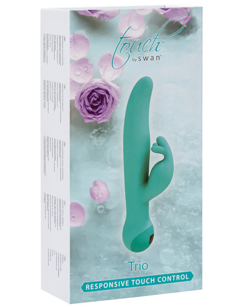 Touch by Swan Trio Clitoral Vibrator - Teal - Pleasure Superstore Touch by Swan Trio Clitoral Vibrator - Teal - Pleasure Superstore