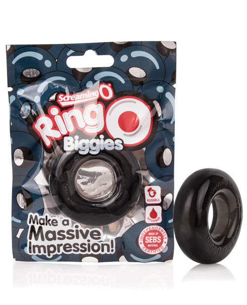 Screaming O Ringo Biggies Cock Ring - Black