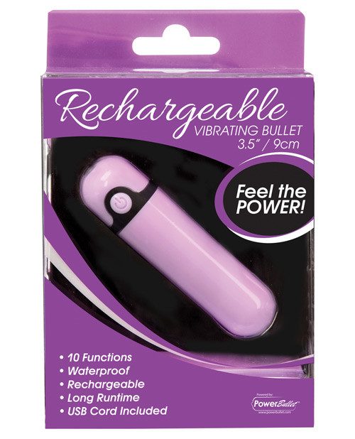 BMS Simple & True Rechargeable Vibrating Bullet Vibrator - Purple