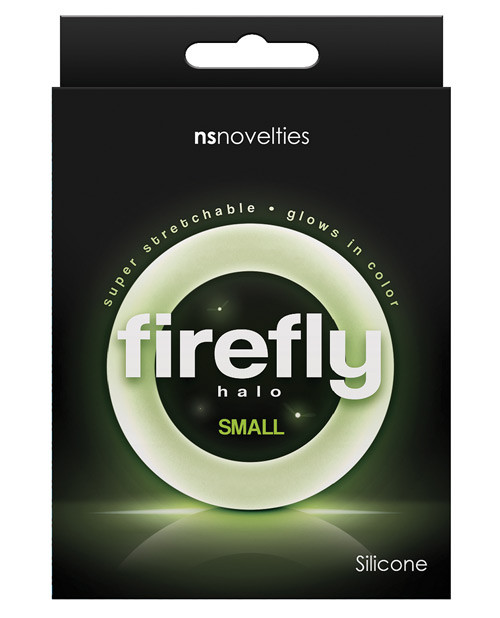 NS Novelties Firefly Halo Small Cock Ring - Clear