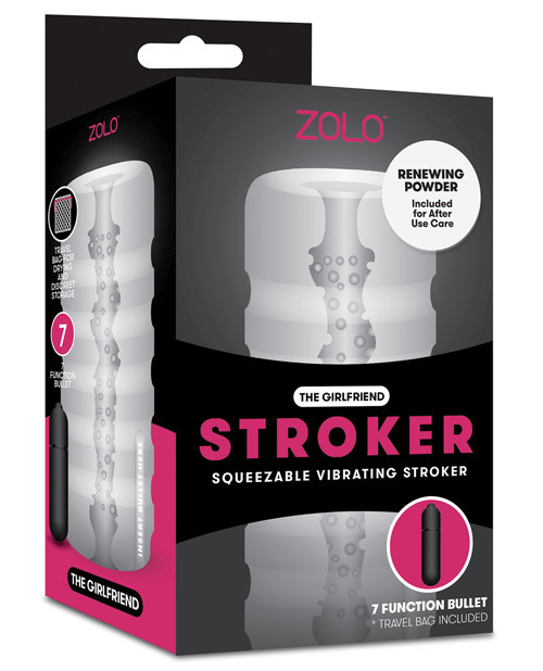 Zolo Girlfriend Squeezable Vibrating Stroker Masturbator