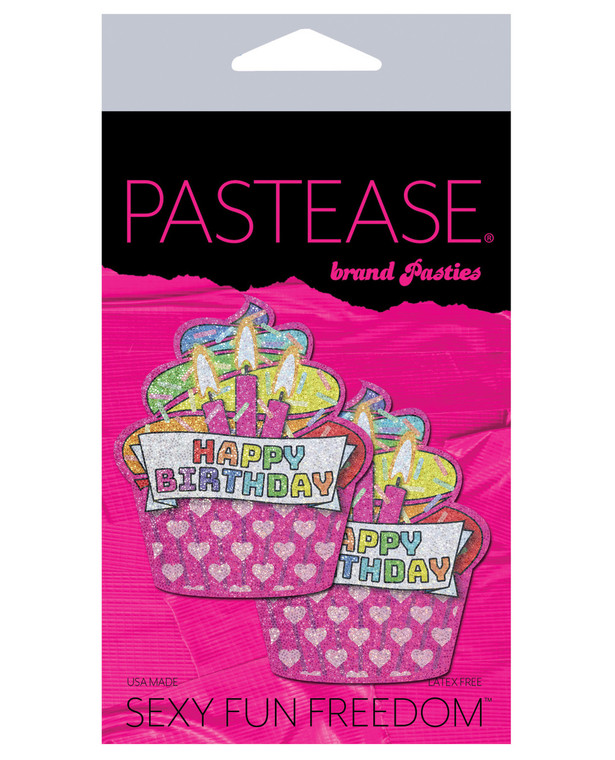 Pastease Happy Birthday Cupcake - Multicolor O/S Pasties