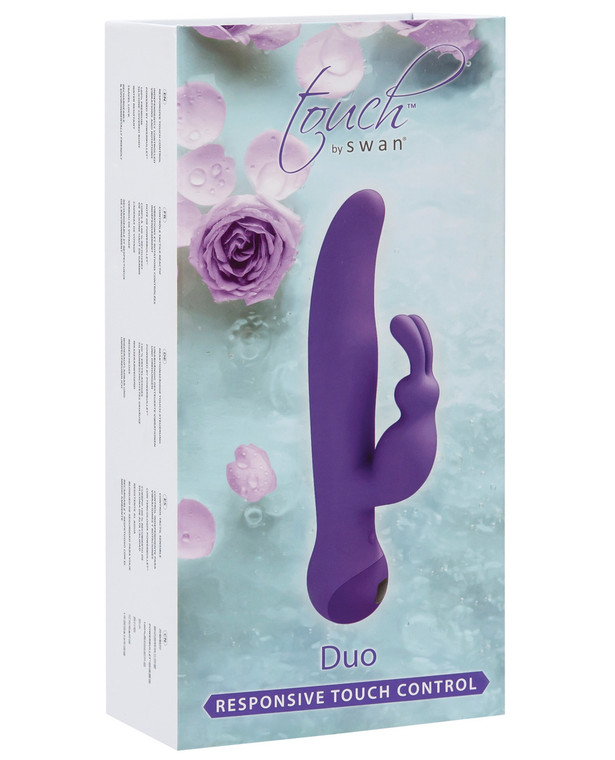BMS Touch By Swan Duo Rabbit Vibrator - Purple