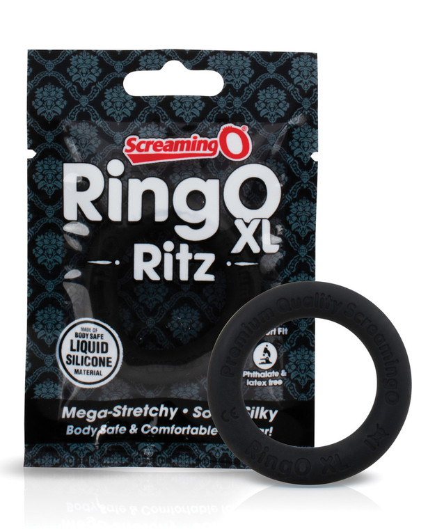 Screaming O Ringo Ritz Xl Cock Ring - Black