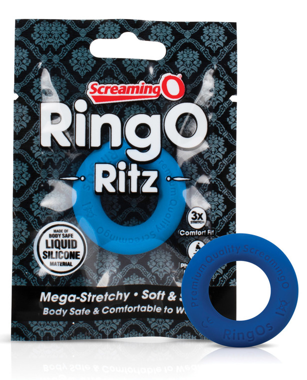 Screaming O Ringo Ritz Cock Ring - Blue